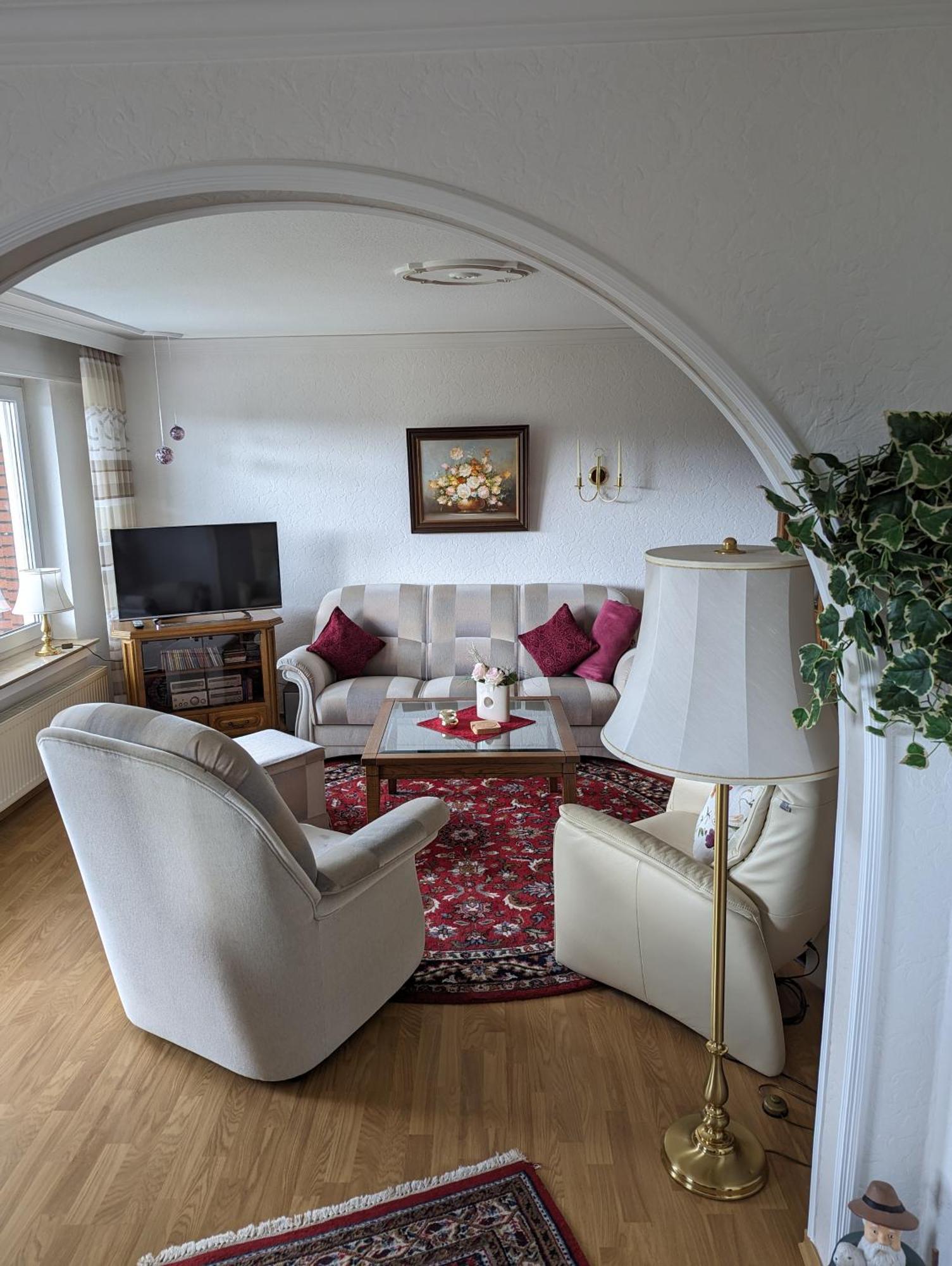 Ferienwohnung Leni Erstes Og Inkl Balkon Gartenblick Kostenfreier Parkplatz Stadtnah Aber Ruhig Gelegen Meppen Esterno foto